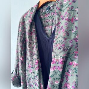 KUT FROM THE KLOTH Imani Faux Wrap Chiffon Boho Pullover Blouse | Women’s Small